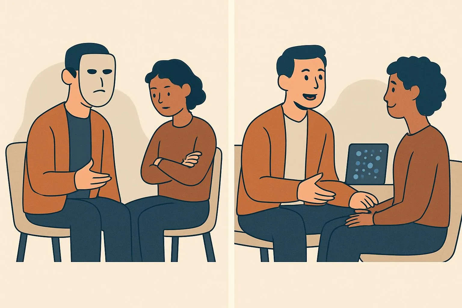 인간중심 상담(Rogers)은 무조건 공감만 하면 된다? 초심자가 오해하는 '일치성'의 진짜 의미