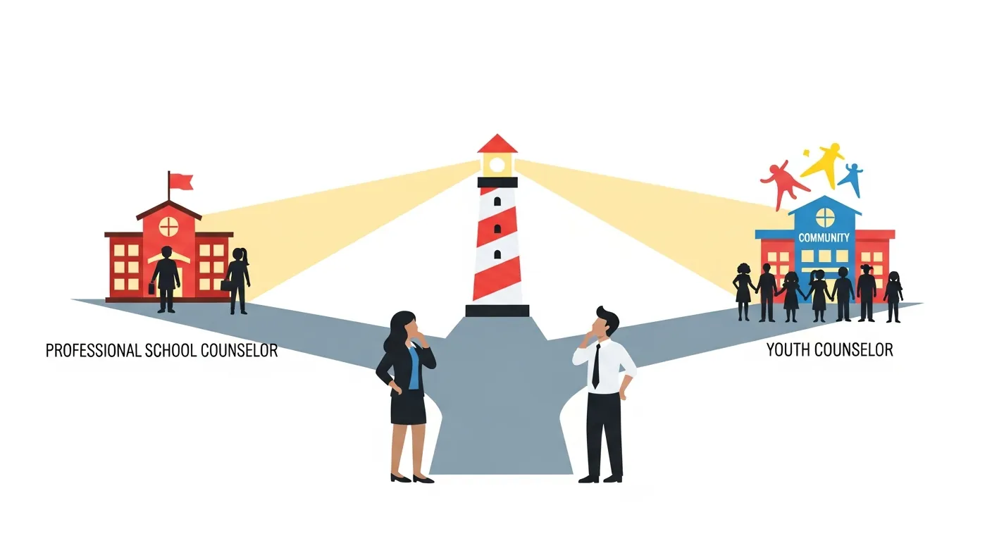 청소년상담사 vs 전문상담교사: 청소년 분야 진로, 어떤 점이 다를까? (자격증, 임용, 근무 환경 비교)